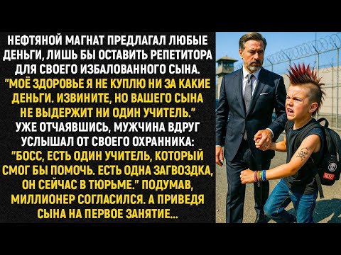 Нефтяной магнат предлагал любые деньги, лишь бы оставить репетитора для своего избалованного сына...