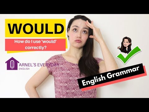 WOULD - English Grammar - How do I use 'would' correctly?