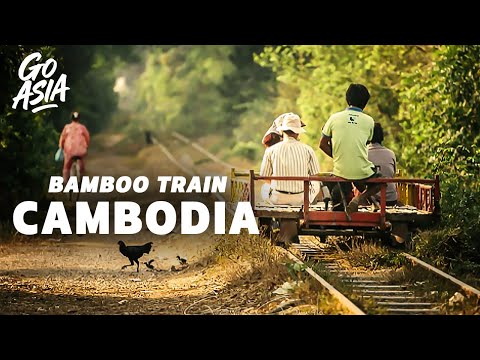 The Bamboo Train that transport 100k Cambodian Every Day | Documentary - HR