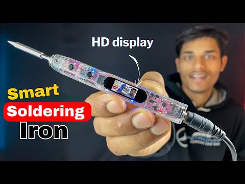 इस Smart Soldering Iron के अन्दर HD Display हैं 🤩 SI012 Pro Max Soldering Iron Kit Unboxing