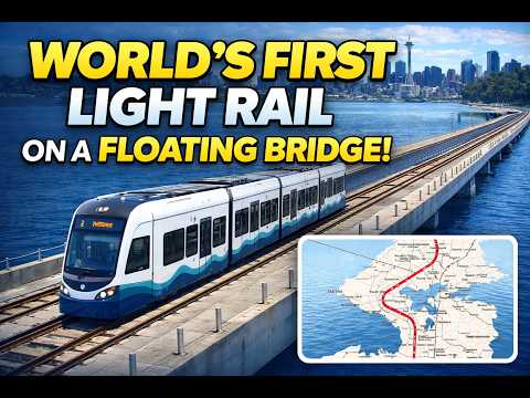 World’s First Light Rail on a Floating Bridge Opens in Seattle | Crosslake 2 Line Explained