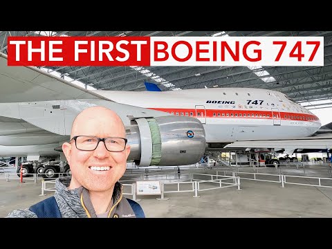Detailed tour through the FIRST Boeing 747 prototype - RA001 at the Museum of Flight in Seattle