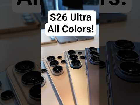 Samsung Galaxy S26 Ultra! ALL the New Colors! #galaxyunpacked @samsung