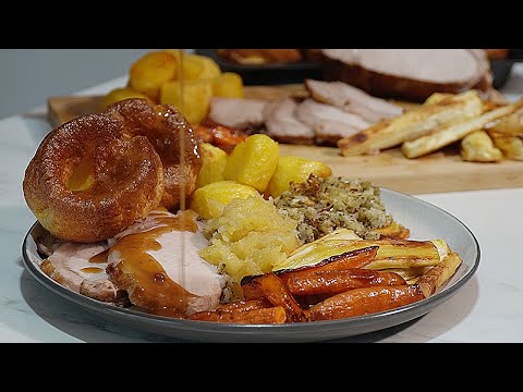Perfect Full Roast Pork dinner SMALL kitchen appliances