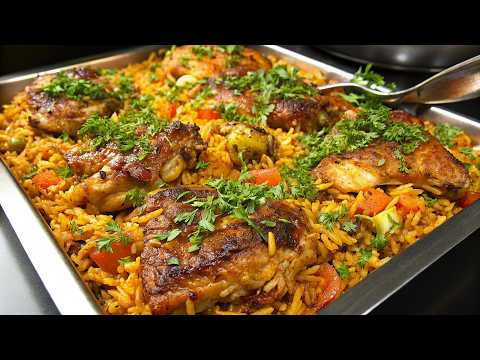 This chicken with rice will drive you crazy!  Nobody knows this recipe!  Cheap and easy!