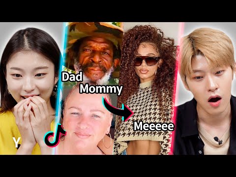 Korean Guy&Girl React To TikTok ‘Show Your Parents And What They Created’ for the first time | Y