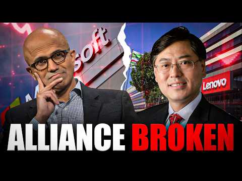 Satya Nadella STUNNED As Lenovo Ditches Microsoft — Shifts PCs Away from Windows!
