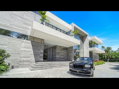$25,000,000! BRAND NEW Modern Mansion in Golden Beach Florida unlike anything ever seen