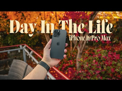 Day In The Life With The iPhone 16 Pro Max! (Battery & Camera Test)