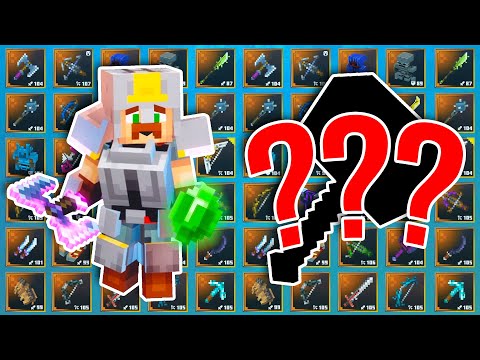 Spending 75,000 Emeralds To Get The PERFECT Weapon in Minecraft Dungeons