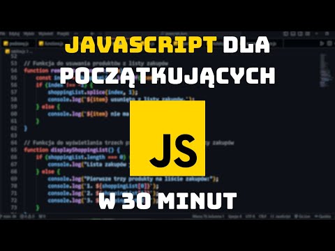 Javascript dla początkujących w 30 minut | 2025