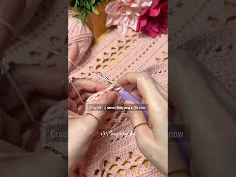 ❤️🧶 Crocheting something new right now! #simplicity888 #crochet #knitting #crochetlove #handmade