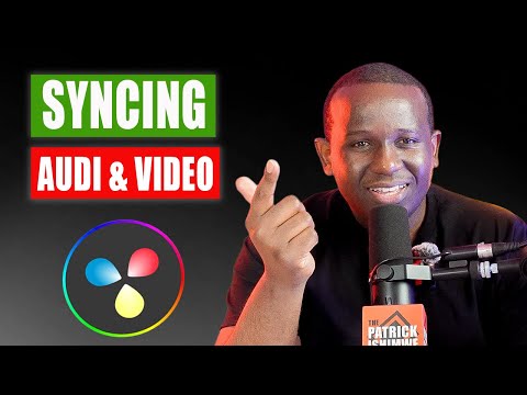 How to sync audio and how to auto align clips in DaVinci Resolve