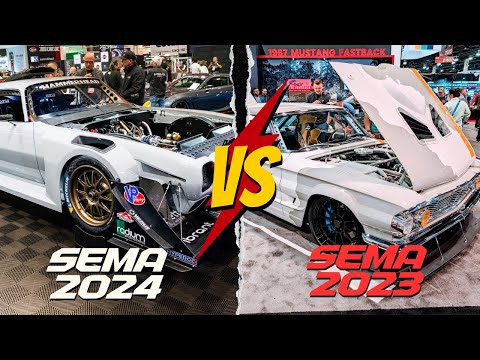 SEMA SHOW 2023 vs 2024 – BIGGEST Builds & Craziest Cars!