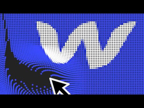 ➡ Picture to Interactive Particle System with p5.js