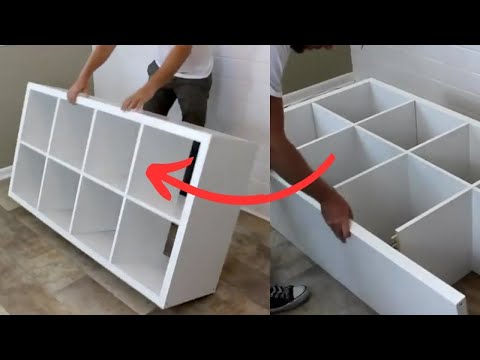 The brilliant new way people are using Walmart storage cubes in their bedrooms.