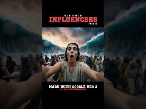 The Influencer History Continues! | VEO 3 demo | Part 2 #veo3 #googleveo3  #affirm #shorts #movie