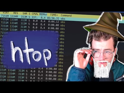 htop - become a linux wizard