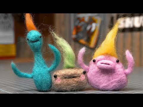 Needle Felting - Super Basics | How to Needle Felt