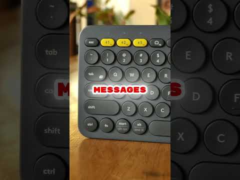 Logitech K380 Multi Device Bluetooth Keyboard Review #Shorts