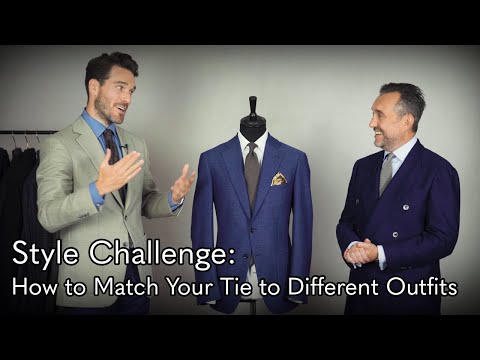 How to Match Your Tie to Different Outfits - Style Challenge