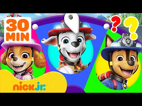 Spin the Wheel of PAW Patrol FIRE Rescues! 🚒🔥 #1 | Nick Jr.