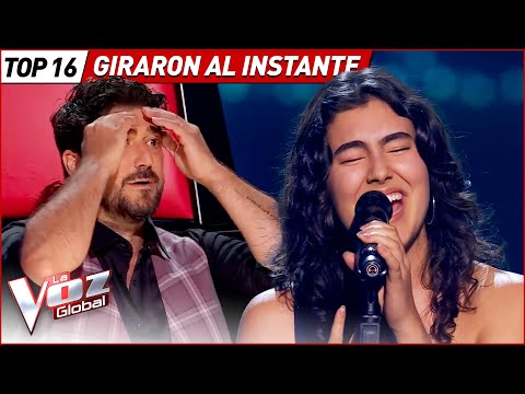 Quickest Chair Turns in The Voice Blind Auditions!