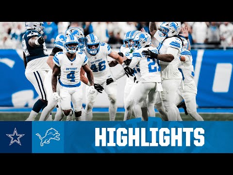 Jahmyr Gibbs scores THREE touchdowns in Lions 44-30 win vs. Cowboys | NFL Week 14 highlights