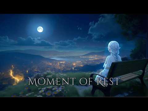 A Moment of Rest on the Starry Hill | Serene Celtic Fantasy under the Moonlight