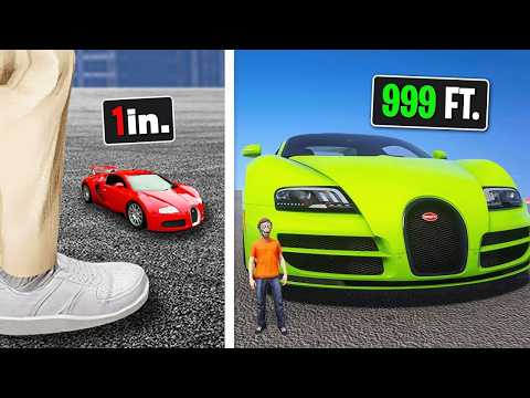 Every Time I Crash My Bugatti Gets Bigger in GTA!