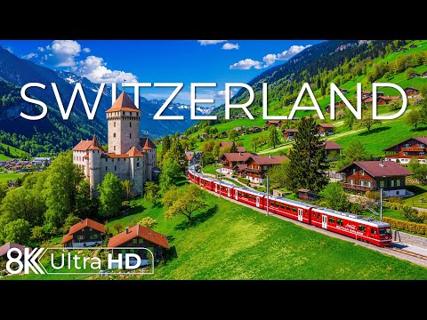 Switzerland 8K | Majestic Peaks, Crystal Valleys & The Heartbeat of the Alps | Nature’s Wonder