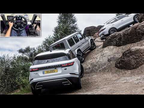 Range Rover Velar & Mercedes G65 AMG & Cupra Formentor - Forza Horizon 5 | Moza R5