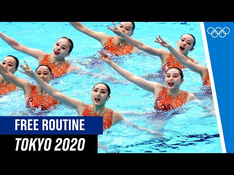 🇨🇳 China's Artistic Swimming Free Routine 🥈 FULL LENGTH | Tokyo 2020