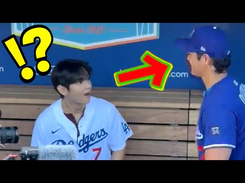 ガチガチに緊張したBTSが大谷を見たらまさかの・・「コレは奇跡ですか？」「やる事が違う！」世界のファンも悲鳴もんだわ！【MLB】