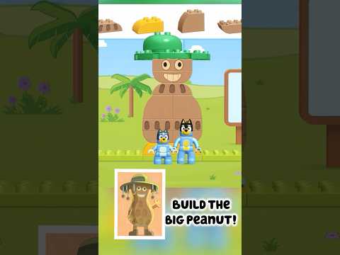 Help Bluey build the big peanut! #bluey #lego #legoduplo