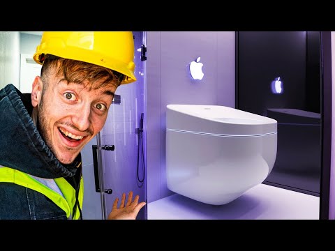 my parents told me to unclog the toilet.. So I Made Their DREAM BATHROOM!