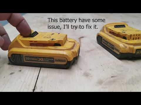 How to Rebuild old and non working Dewalt 20V battery with new cells. Easy!