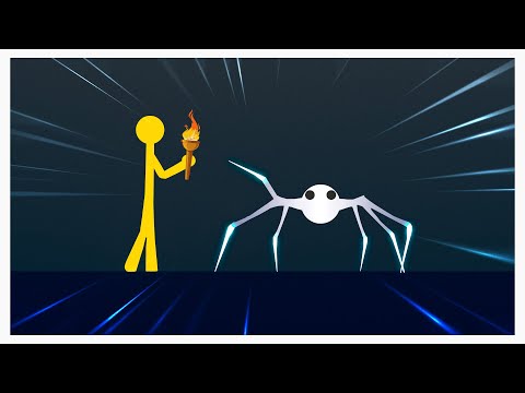 This game is Stick Fight with Spiders