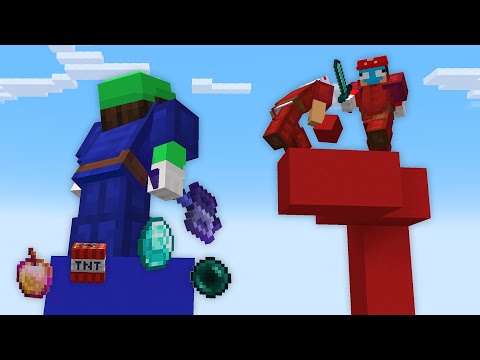2v2 Random Items Pillars in Minecraft...