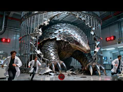 The mutated pangolin broke out of its cage and massacred the human port!