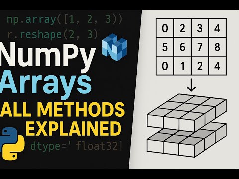 Numpy array and methods