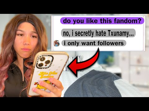 going undercover as a FANPAGE for myself! | Txunamy
