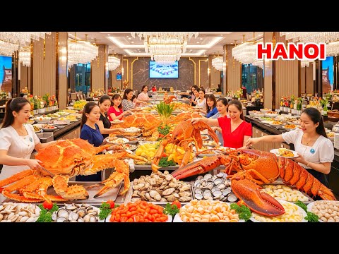 For under $20, you can enjoy ALL YOU CAN EAT seafood at a little-known restaurant right in Hanoi