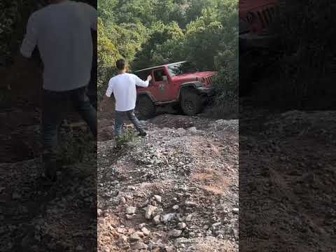 Go mountain camping to overcome difficult steep terrain