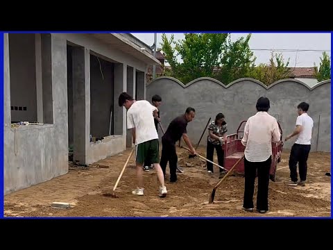 Friends returned to their hometown to buy abandoned land and build a new house together