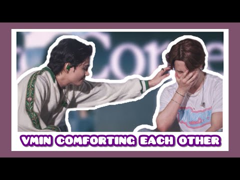 Taehyung and Jimin Comforting Each Other | VMIN Moments