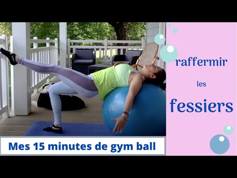 muscler les fessiers avec le gym ball séance 1