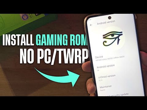 How to Install Gaming Custom ROM Any Android in 2025 No PC/TWRP Required ! [English]