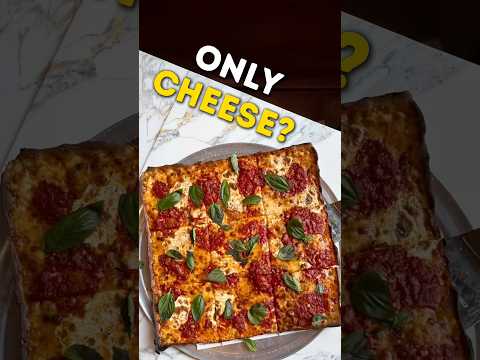Why do we eat only Cheese Slice on pizza tour?