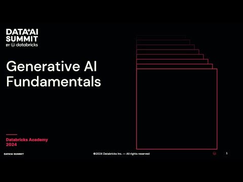 Databricks Generative AI Fundamentals